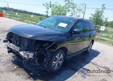 2018 Nissan Pathfinder Sv из США, поврежденный, VIN 5N1DR2MN3JC628445